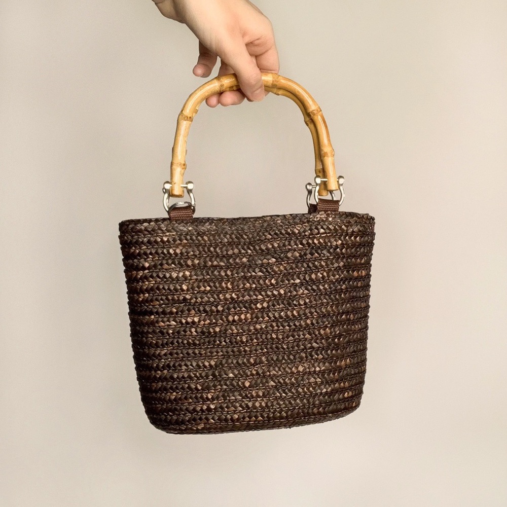 Brown Woven Purse!